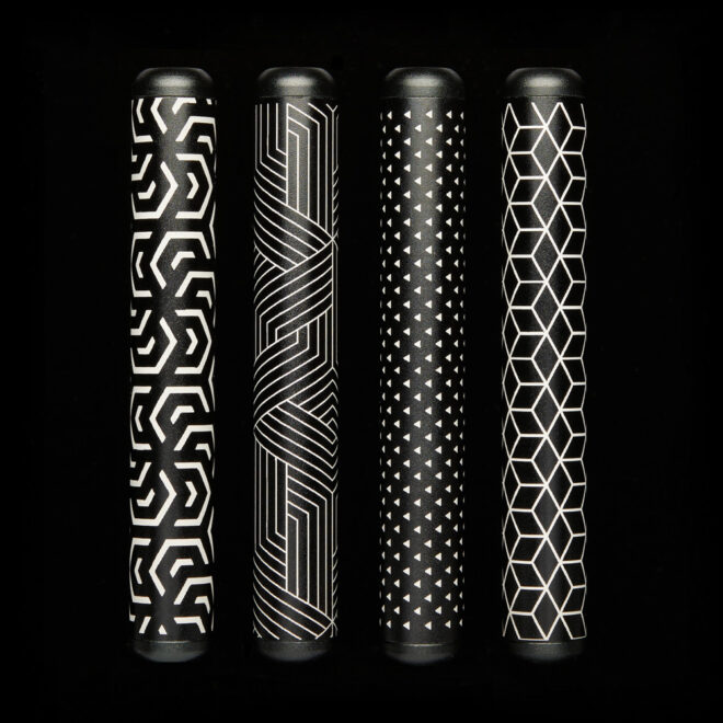 Joint hülle personalisiert, radial gelasert, edle geometrische Formen und Muster