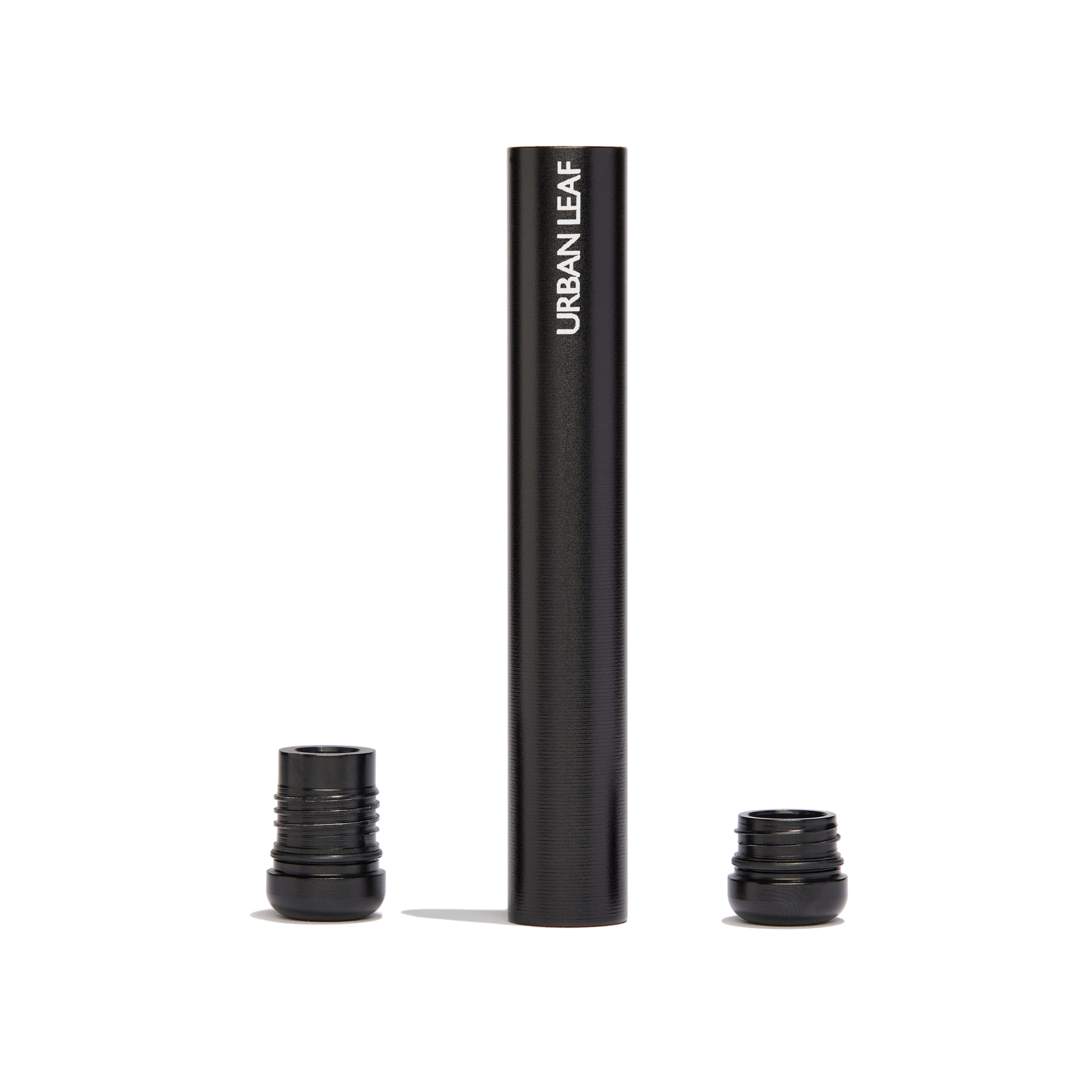 URBAN LEAF edle Joint Hülle aus Metall schwarz, personalisierbar