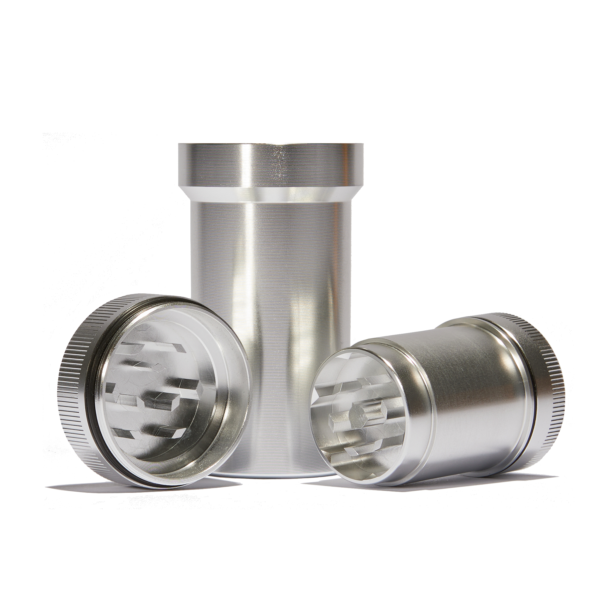 Urbanleaf Grinder mit geruchsdichter Dose: Mahlen und aufbewahren von Weed für unterwegs.