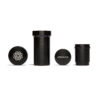 Stash & Grind Set in Schwarz - Alu Grinder mit zwei geruchsdichten Dosen Stash & Grind Set in Schwarz - Alu Grinder mit zwei geruchsdichten Dosen