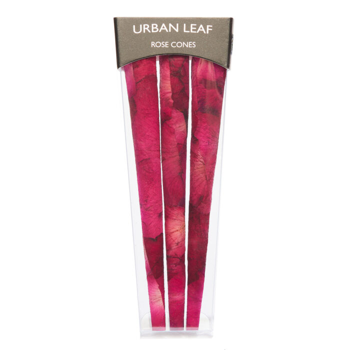 Rosenblüten Joints Dreierset Verpackung Urban Leaf Rose Cones