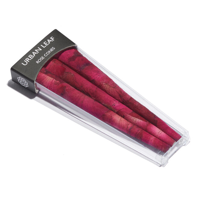 Rosen Joints handgerollt rosa Kiffer Zubehör Geschenk