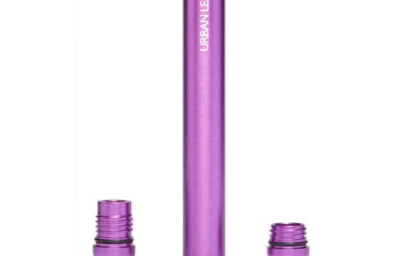 Luxus Joint Hülle purple lila pink aus metall personalisierbar