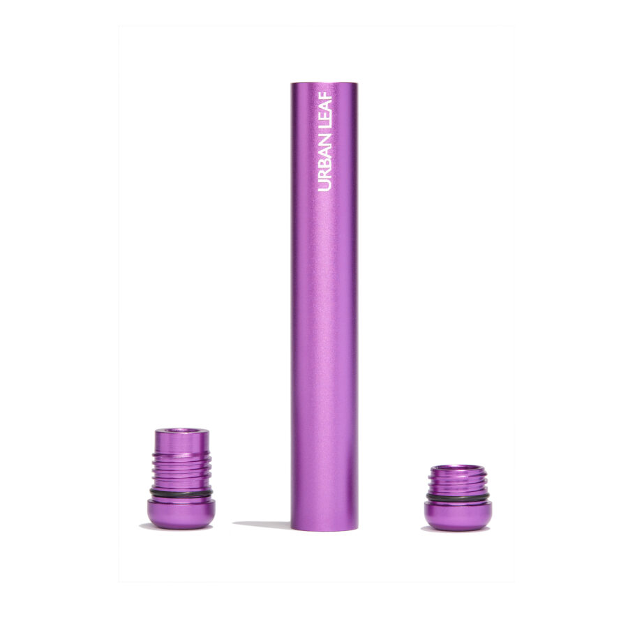 Luxus Joint Hülle purple lila pink aus metall personalisierbar