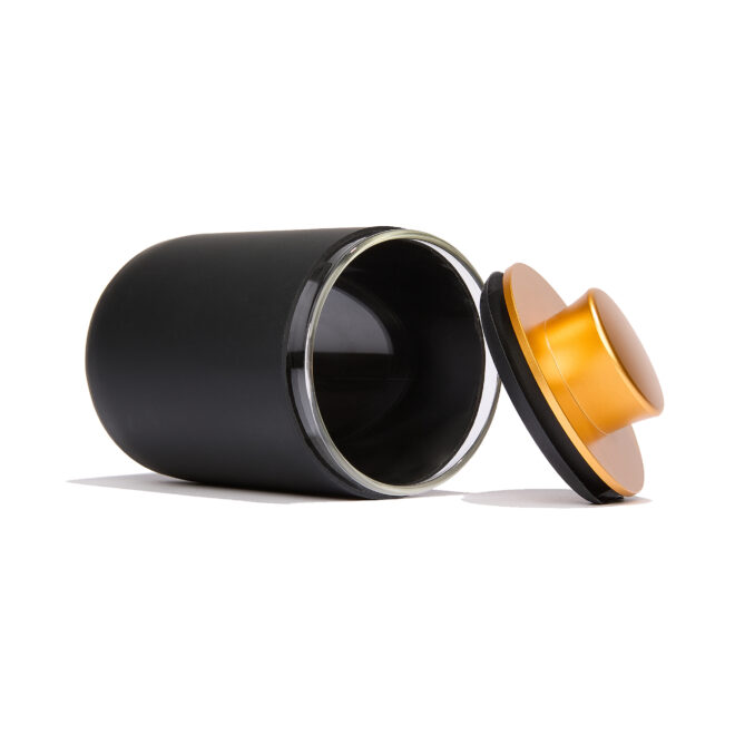 Edles Cannabis Aufbewahrungsglas geruchsdicht überdruckventil luftdicht hochwertiges kiffer zubehör