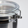 Edelstahl vorratsglas cannabis weed anbau detail