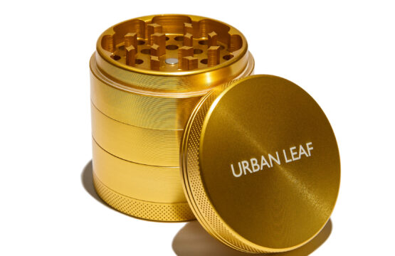 Fine Grinder 2: Premium Cruncher mit 2 Siebe royal gold