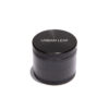 URBAN LEAF Fine Grinder Solo in Schwarz — Alu Grinder mit einem Pollensieb, 55 mm, stehend mit graviertem URBAN LEAF Deckel