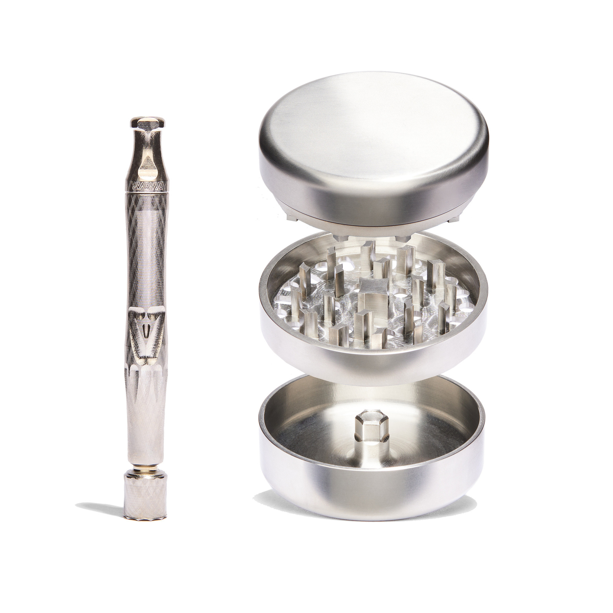 Geschenkset aus Titan mit Titan Grinder und DynaVap UNIDYN Vaporizer