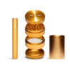 URBAN LEAF Ritual Kit in Gold mit FineGrinder Solo, Joint Hülle und Aluminium-Dose