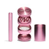 URBAN LEAF Ritual Kit in Rosa mit FineGrinder Solo, Joint Hülle und Aluminium-Dose